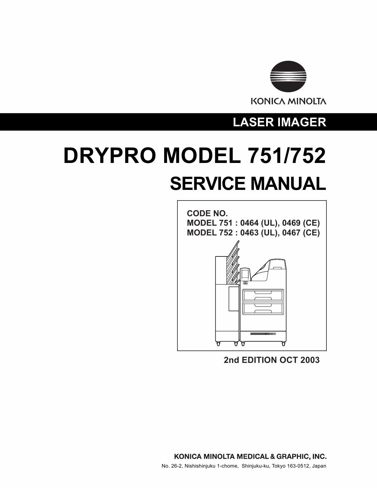 Konica-Minolta MINOLTA DRYPRO 751 752 Service Manual-1